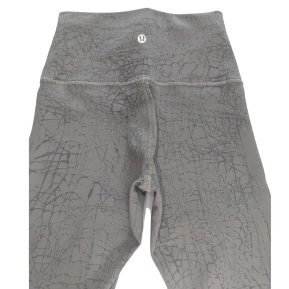 Lululemon Wunder Train High-Rise Tight Thread Dye Rover Black Leggings *SZ2 - Picture 11 of 11